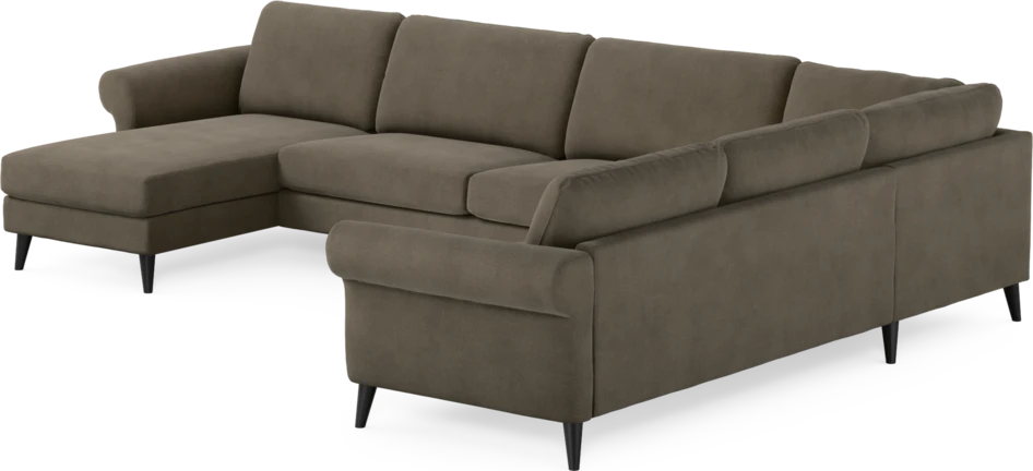 Bridge - Hörnsoffa, 3+2-sits med schäslong vänster - Beige