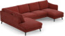 Madison Lux - 2-sits soffa med divan vänster och schäslong höger - Rosa