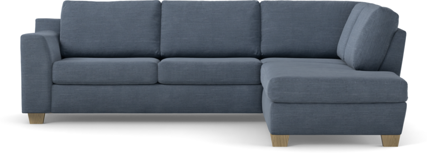 Friday - 2,5-sits soffa med divan höger - Blå