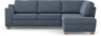 Friday - 2,5-sits soffa med divan höger - Blå