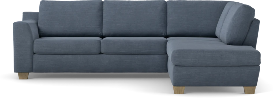 Friday - 2,5-sits soffa med divan höger - Blå