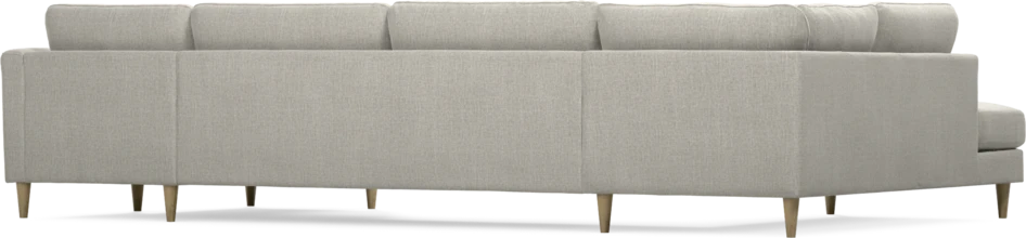 Bridge - 3-sits soffa med divan vänster och schäslong höger - Grå