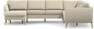 County - Hörnsoffa, 3+2-sits med schäslong vänster - Beige