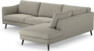 Madison Lux - 3-sits soffa med divan höger - Grå