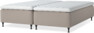 Delux Dream - Ramsäng, dubbelsäng med bäddmadrass - Beige