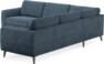 Bridge - Hörnsoffa, 2+2-sits - Blå