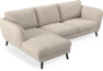Madison Lux - 2-sits soffa med schäslong vänster - Vit