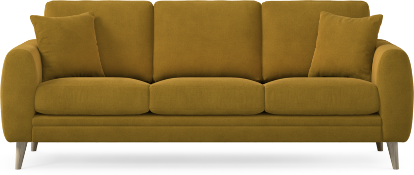 Eden - 3-sits soffa - Gul