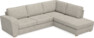 Friday - 2,5-sits soffa med divan höger - Beige