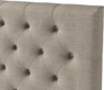 Delux Pikerad XL - Sänggavel, 90-210 cm - Beige