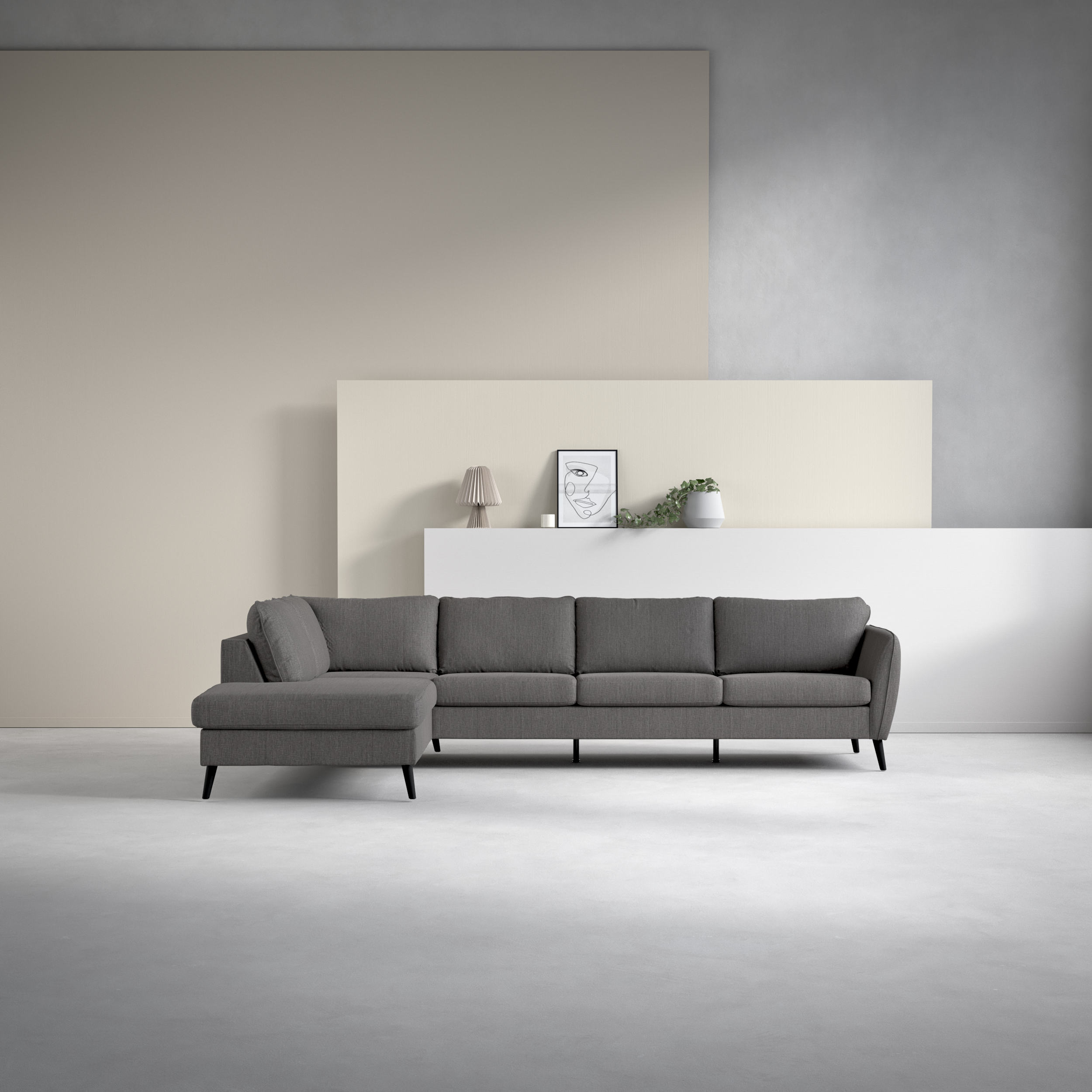 County - 3-sits soffa med divan vänster - inspiration