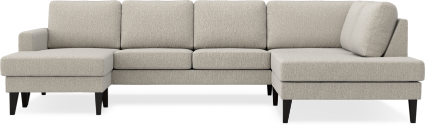 Sierra - 3-sits soffa med schäslong vänster och divan höger - Beige