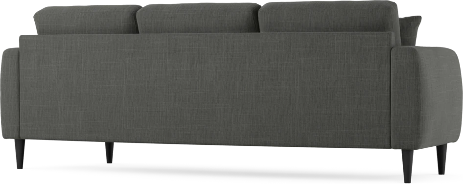Eden - 3-sits soffa svängd - Grå