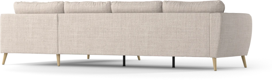 County - 3-sits soffa med divan höger - Beige