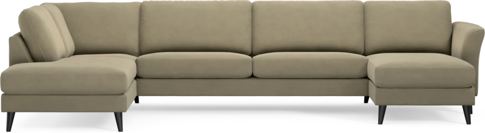 Bridge - 3-sits soffa med divan vänster och schäslong höger - Beige