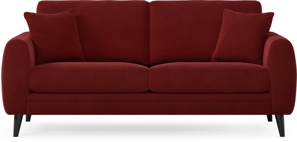 Eden - 2,5-sits soffa - Röd