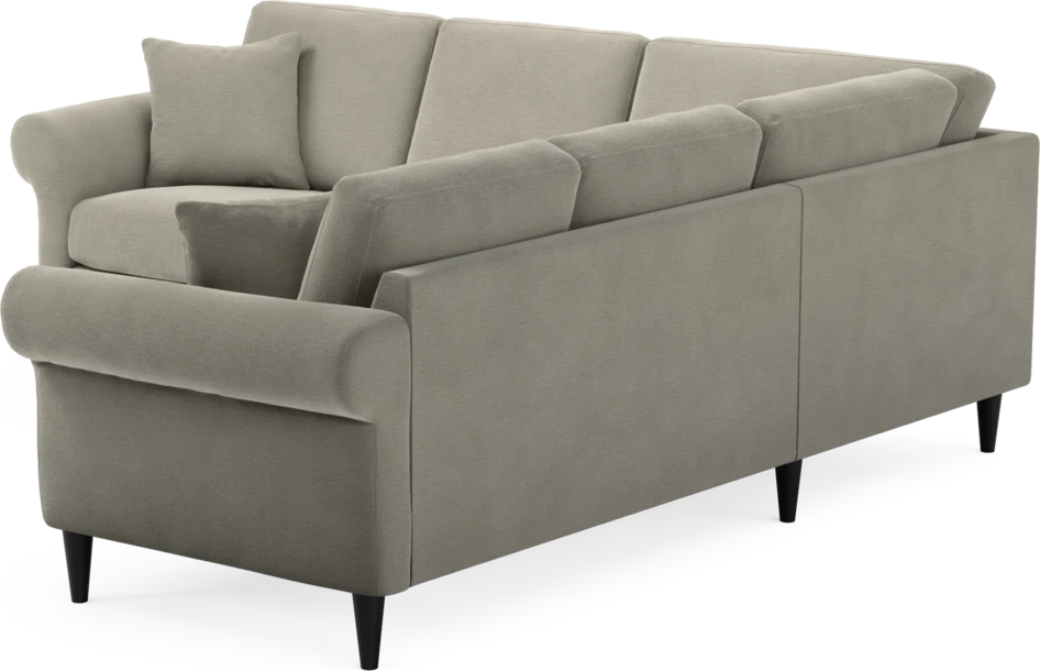 Eden - Hörnsoffa, 2+2-sits - Brun