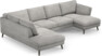 Madison Lux - 2-sits soffa med divan vänster och schäslong höger - Grå