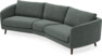 Madison - 3-sits soffa svängd, 90 cm - Grå