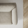 Madison Lux - 2-sits soffa med divan höger - Vit