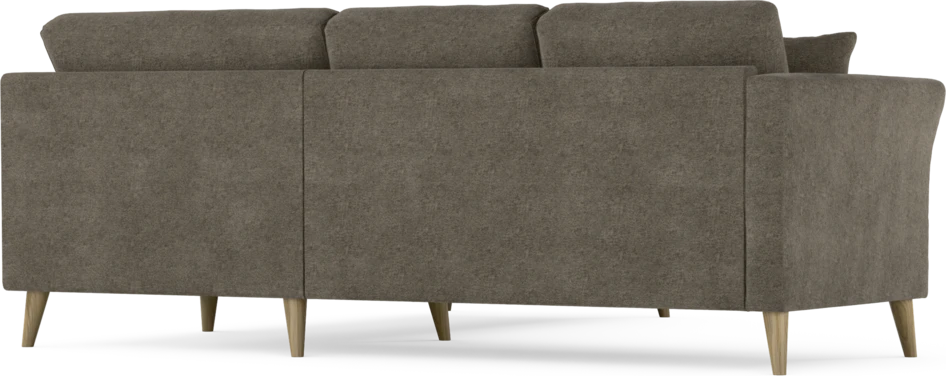 Eden - Hörnsoffa, 2+2-sits - Brun