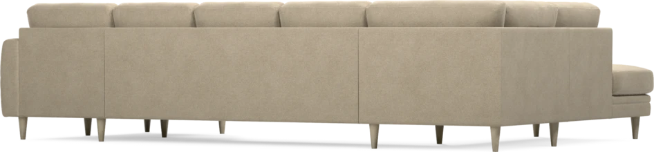 Eden - 3-sits soffa med divan vänster och schäslong höger - Beige