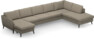 County - 4-sits soffa med schäslong vänster och divan höger - Beige