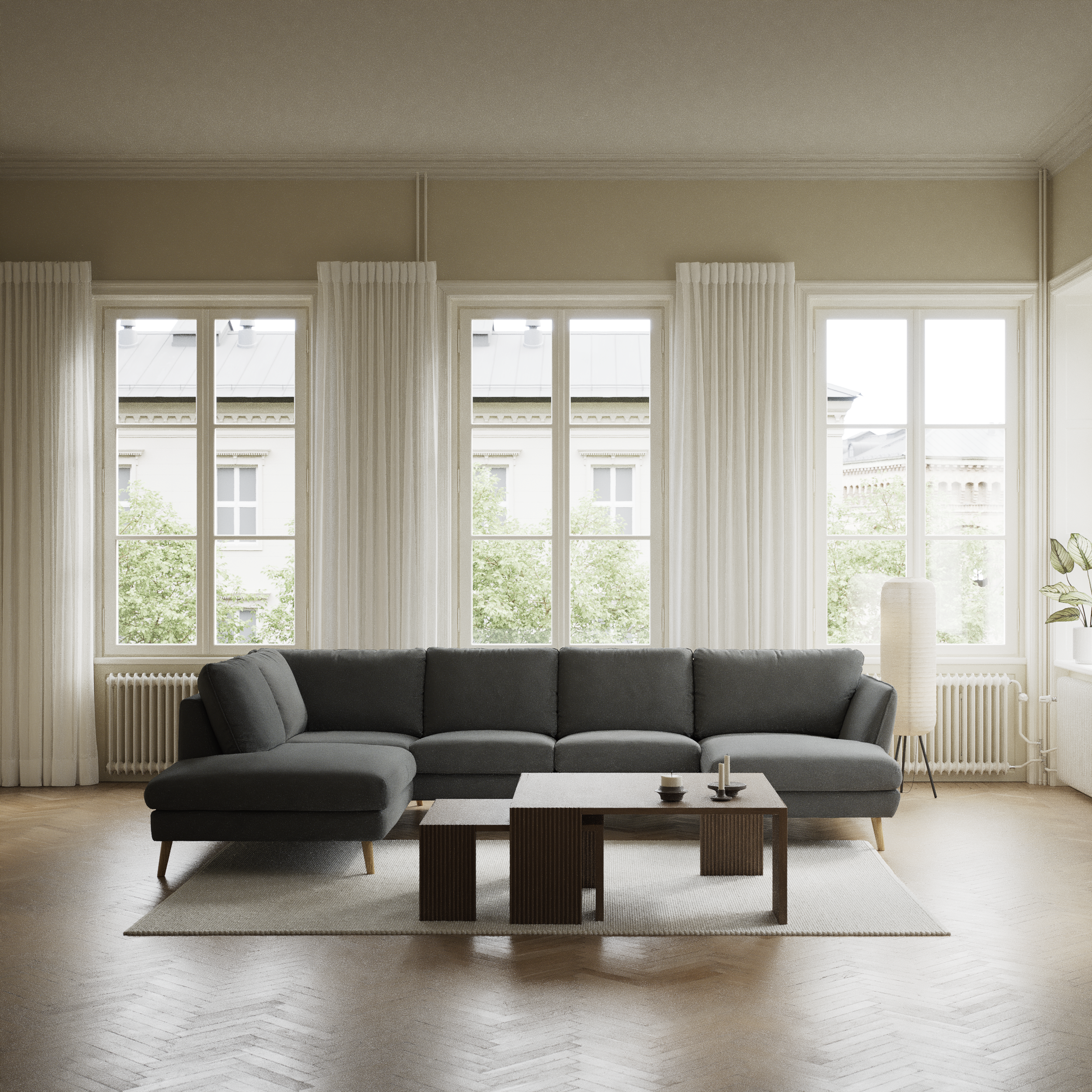 Madison Lux - 2-sits soffa med divan vänster och schäslong höger - inspiration