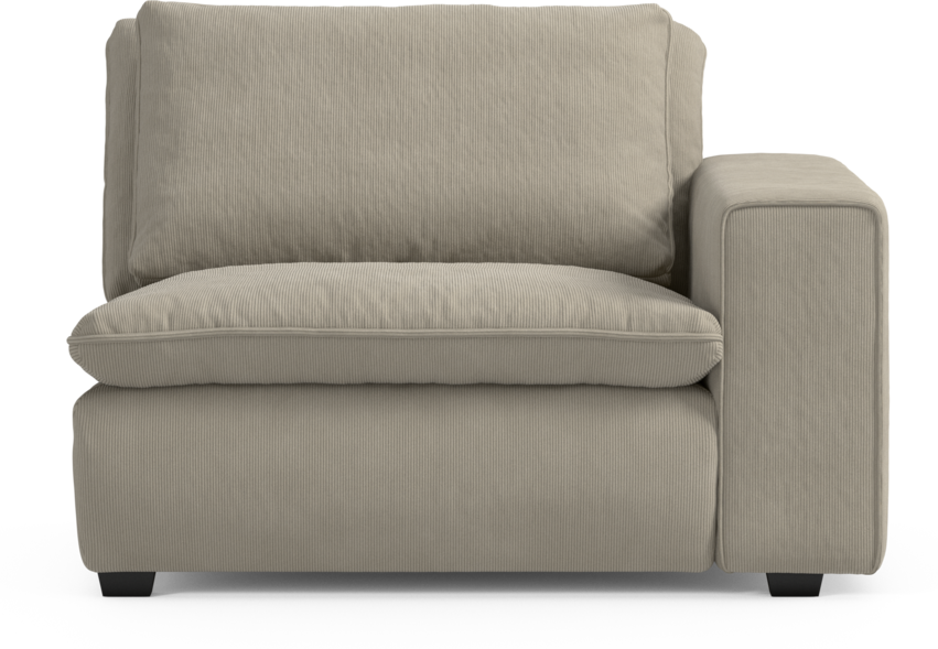 Bellora - 1-sits med armstöd höger - Beige