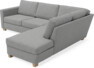 Friday - 2,5-sits soffa med divan höger - Grå