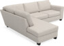 Friday - 2,5-sits soffa med divan vänster - Grå