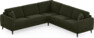 Eden - Hörnsoffa, 2,5+2,5-sits - Grön