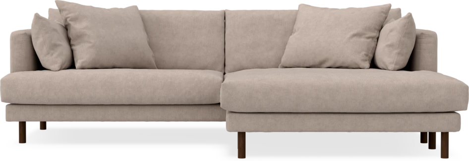 Harper - 4-sits med schäslong XL höger - Beige