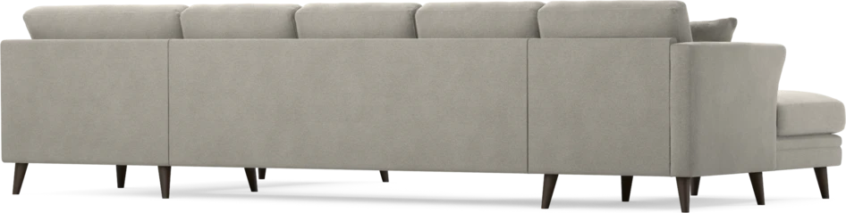 Eden - 3-sits soffa med schäslong vänster och divan höger - Grå