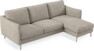 Madison Lux - 2-sits soffa med schäslong höger - Vit