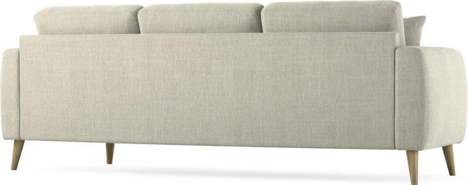Eden - 3-sits soffa svängd - Beige