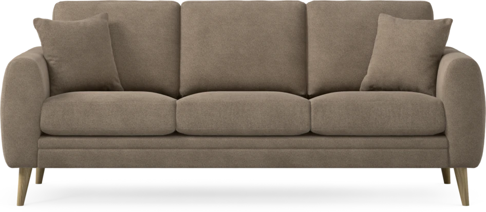 Eden - 3-sits soffa - Brun