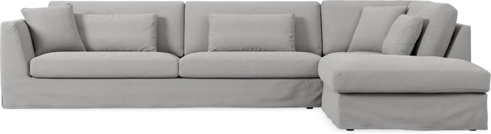 Willow, 4-sits soffa med divan höger, med kappa