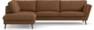 Madison - 3-sits soffa med divan vänster - Brun