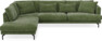 Harper - 3-sits soffa med divan vänster - Grön