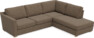 Friday - 2,5-sits soffa med divan höger - Brun