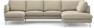Madison Lux - 2-sits soffa med schäslong vänster och divan höger - Beige