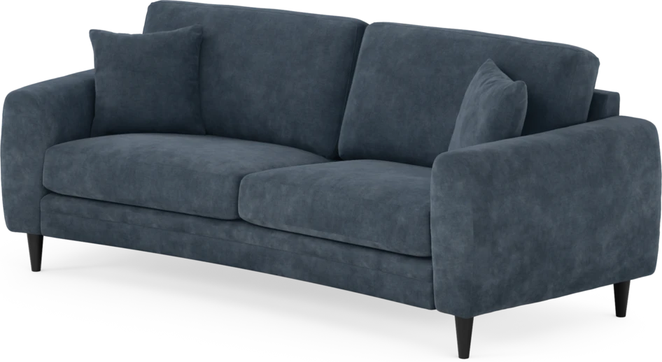 Eden - 2,5-sits soffa svängd - Blå