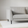 Willow - 3-sits soffa med divan vänster, fast klädsel - Grå