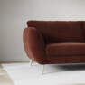 Madison Lux - 2-sits soffa med schäslong vänster - Orange