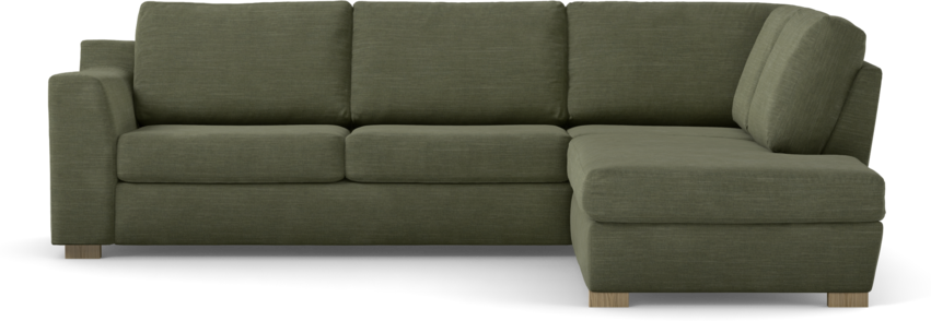 Friday - 2,5-sits soffa med divan höger - Grön