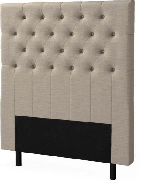 Delux Pikerad XL - Sänggavel, 90-210 cm - Beige
