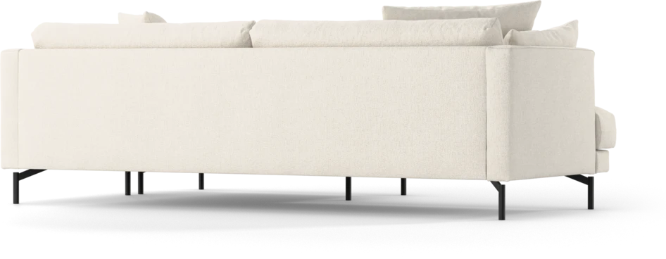 Harper - 4-sits med schäslong XL höger - Vit