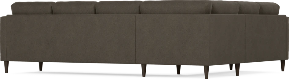 Eden - Hörnsoffa, 2+3-sits - Brun