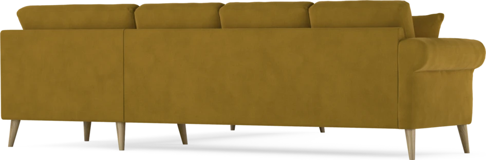 Eden - Hörnsoffa, 3+3-sits - Gul